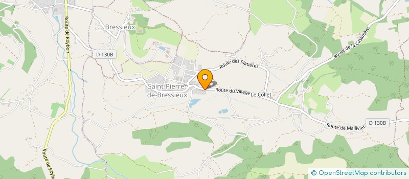 localisation de l'entreprise LA RESSOURCERIE  SAINT-PIERRE-DE-BRESSIEUX