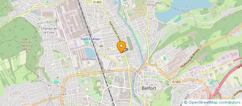 localisation de l'entreprise LA RESSOURCERIE 90  BELFORT