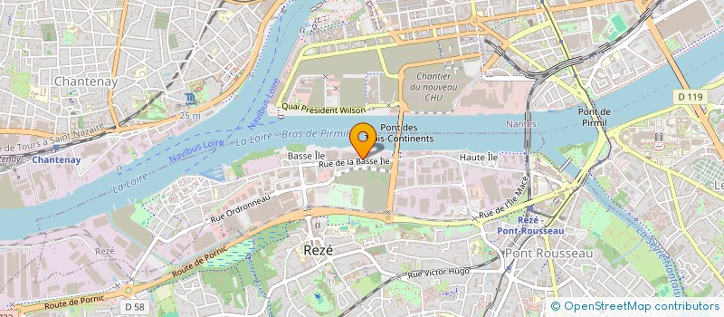 localisation de l'entreprise LA RESSOURCERIE DE L ILE  REZE