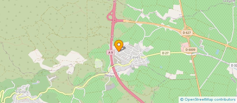 localisation de l'entreprise LA RESSOURCERIE DES CORBIERES MARITIMES  CAVES