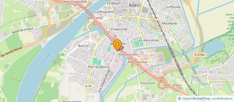 localisation de l'entreprise LA RESSOURCERIE DU PAYS D'ARLES à ARLES