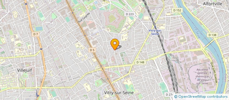 localisation de l'entreprise LA RESSOURCERIE DU SPECTACLE à VITRY SUR SEINE