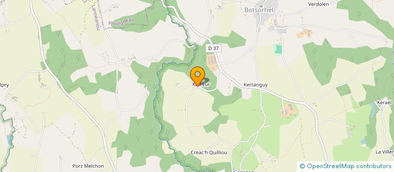 localisation de l'entreprise LA RESSOURCIERE  BOTSORHEL