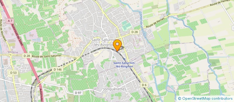 localisation de l'entreprise LA RESTANQUE à SAINT-SATURNIN-LES-AVIGNON
