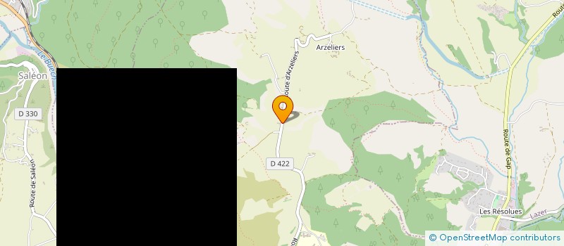 localisation de l'entreprise LA RESTANQUE  LARAGNE-MONTEGLIN