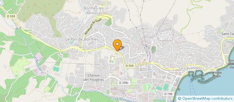 localisation de l'entreprise LA RESTANQUE à BORMES-LES-MIMOSAS