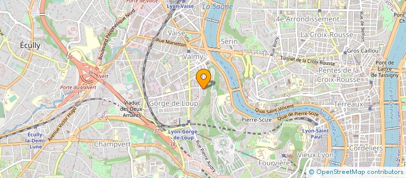 localisation de l'entreprise LA RESTAURATION DES FAMILLES  LYON