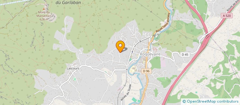 localisation de l'entreprise LA RETIRADA  ROQUEVAIRE