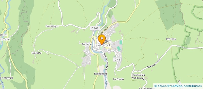 localisation de l'entreprise LA RETIRADO DEL PEUCH MOUSSOU à CEZENS
