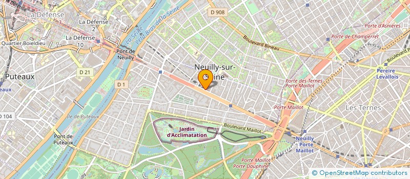 localisation de l'entreprise LA RETOUCHE RAPIDE à NEUILLY-SUR-SEINE