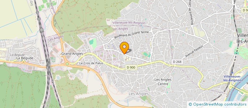 localisation de l'entreprise LA RETRAITE  LES ANGLES