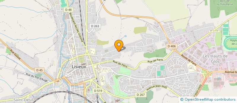 localisation de l'entreprise LA RETRAITE ACTIVE à LISIEUX