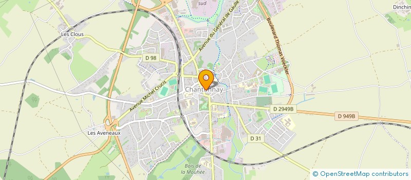 localisation de l'entreprise LA RETRAITE SPORTIVE CHANTONNAISE  CHANTONNAY