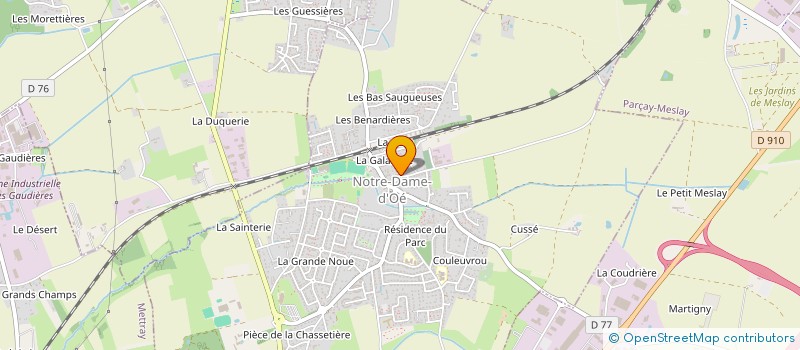 localisation de l'entreprise LA REUNION à CHANCEAUX-SUR-CHOISILLE