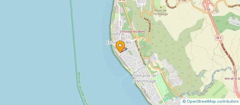 localisation de l'entreprise LA REUNION AU COEUR DES PRATIQUES à SAINT-PAUL