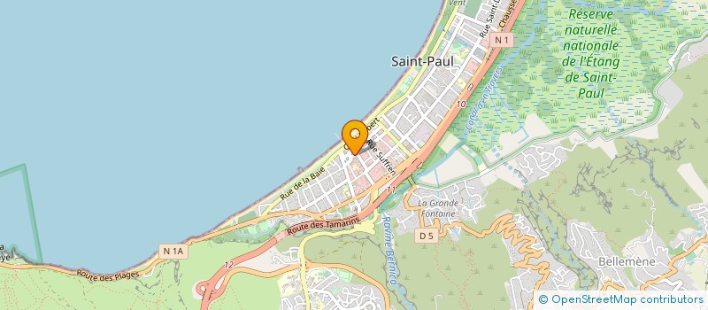 localisation de l'entreprise LA REUNION DES DELICES SA à SAINT-PAUL
