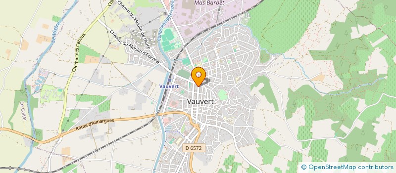 localisation de l'entreprise LA REUNION DES SAVEURS à VAUVERT