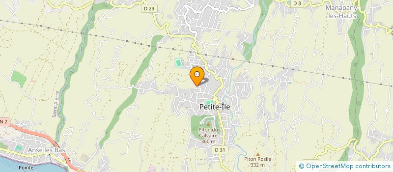 localisation de l'entreprise LA REUNIONNAISE TOURS  PETITE-ILE