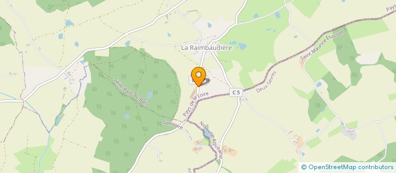 localisation de l'entreprise LA REUSSITE  SAINT-PAUL-DU-BOIS