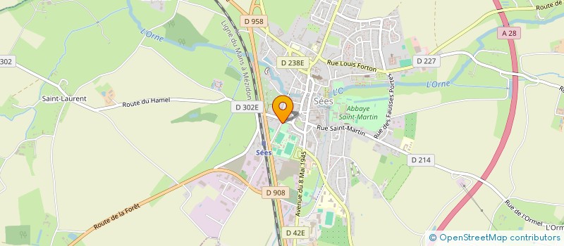 localisation de l'entreprise LA REUSSITE à SEES