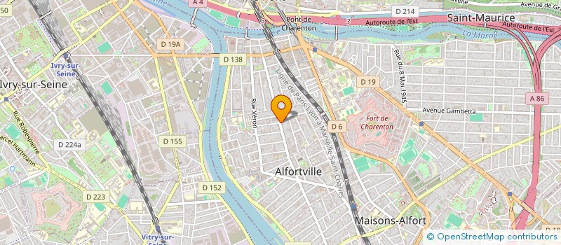 localisation de l'entreprise LA REUSSITE  ALFORTVILLE