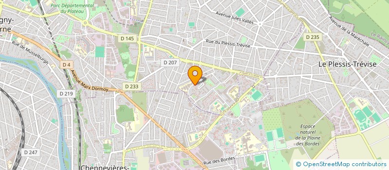 localisation de l'entreprise LA REUSSITE POUR LES ENFANTS DE PIERROUX à CHAMPIGNY-SUR-MARNE