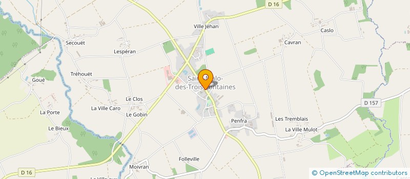 localisation de l'entreprise LA REVANCHE  SAINT-MALO-DES-TROIS-FONTAINES