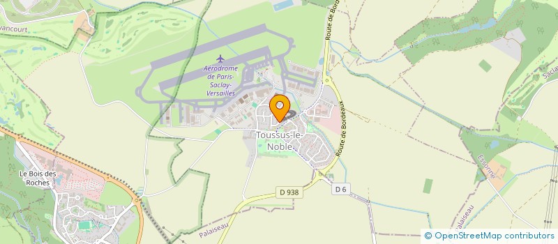 localisation de l'entreprise LA REVELATION à TOUSSUS-LE-NOBLE
