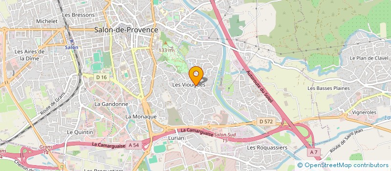 localisation de l'entreprise LA REVENCE  SALON-DE-PROVENCE