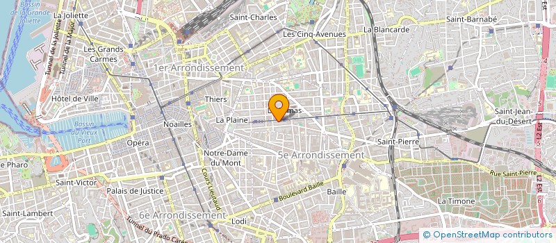 localisation de l'entreprise LA REVEUSE, LIBRAIRIE-CAFE à MARSEILLE