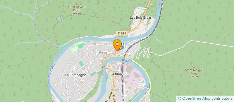 localisation de l'entreprise LA REVINOISE  REVIN