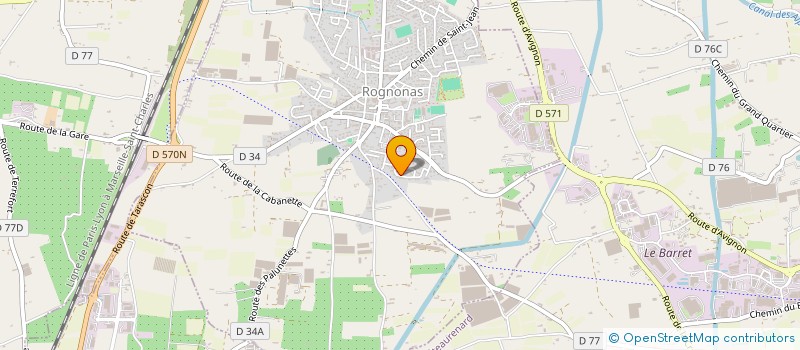 localisation de l'entreprise LA REVISCOULADO  ROGNONAS