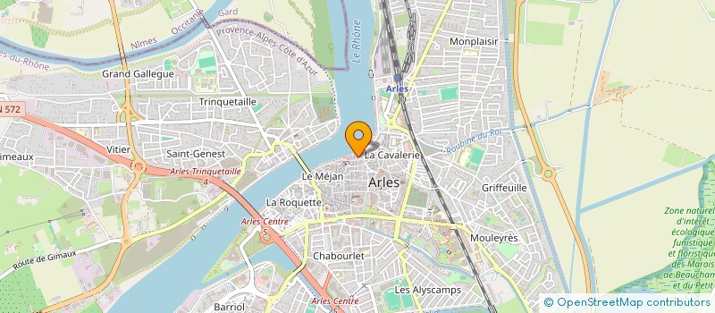 localisation de l'entreprise LA REVOLTE à ARLES