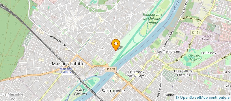 localisation de l'entreprise LA REVOLUTION DES PETITS POIS à MAISONS-LAFFITTE