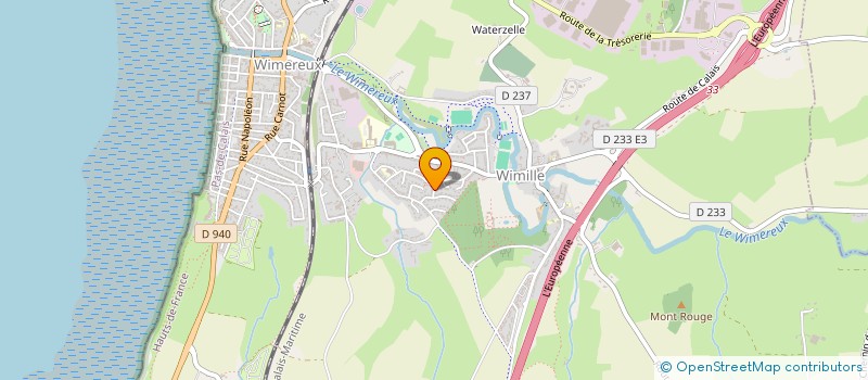 localisation de l'entreprise LA REVUE BOULONNAISE  WIMILLE