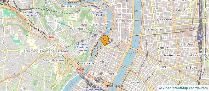 localisation de l'entreprise LA REYGALIERES  LYON 2EME