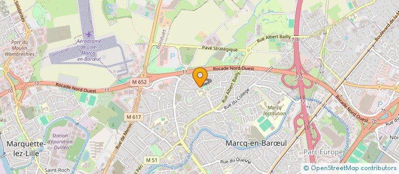 localisation de l'entreprise LA REYNAUDE à MARCQ-EN-BARŒUL