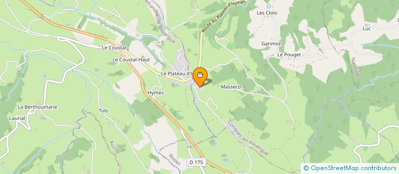 localisation de l'entreprise LA REYNIE ENERGIE à CONQUES-EN-ROUERGUE