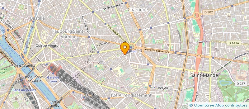 localisation de l'entreprise LA REZERVE  PARIS