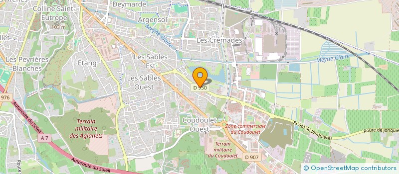 localisation de l'entreprise LA RHEA  ORANGE