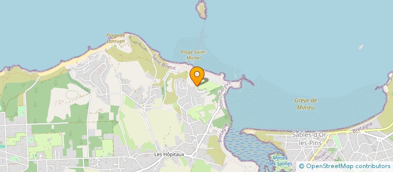 localisation de l'entreprise LA RHOEGINEENNE à ERQUY