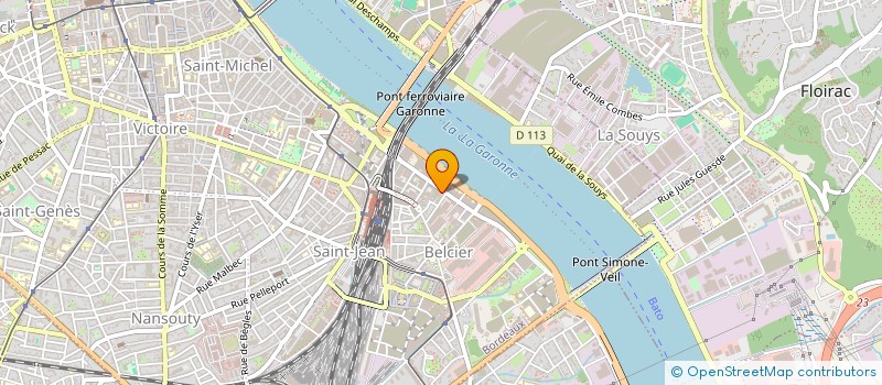 localisation de l'entreprise LA RHUMERIE PILI PUB à BORDEAUX