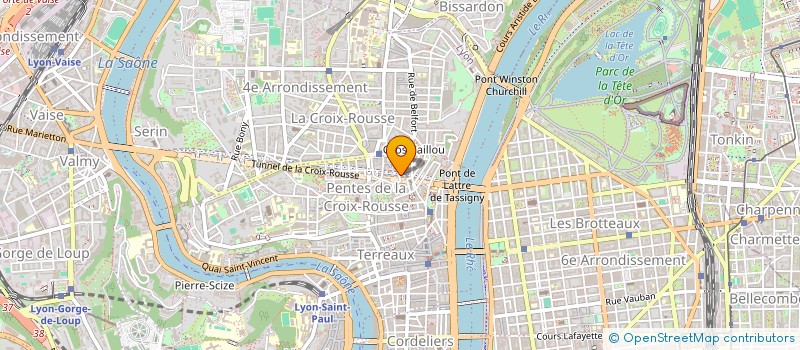 localisation de l'entreprise LA RIBAMBELLE à LYON