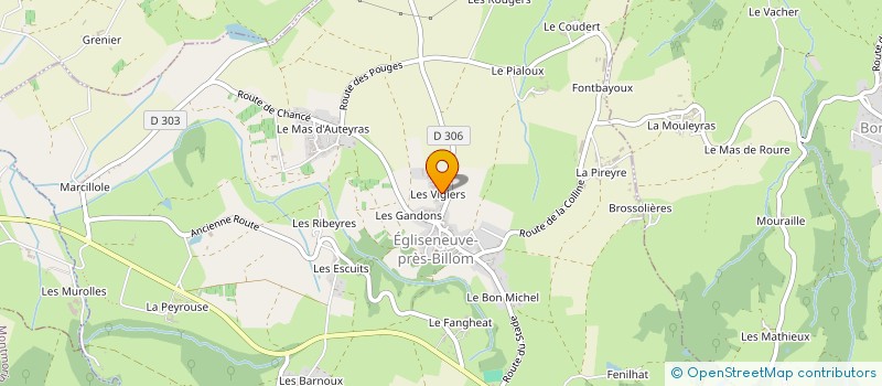 localisation de l'entreprise LA RIBAMBELLE à BILLOM