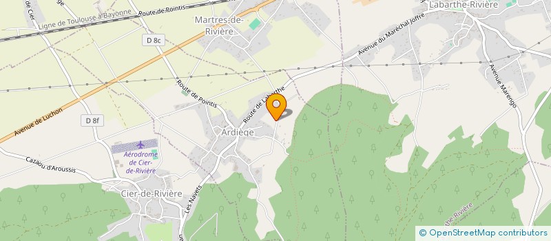 localisation de l'entreprise LA RIBAMBELLE ASS  ARDIEGE