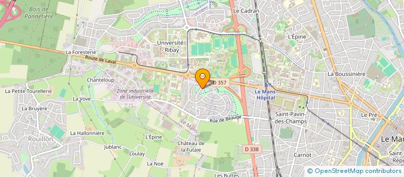 localisation de l'entreprise LA RIBAMBELLE MANCELLE à LE MANS