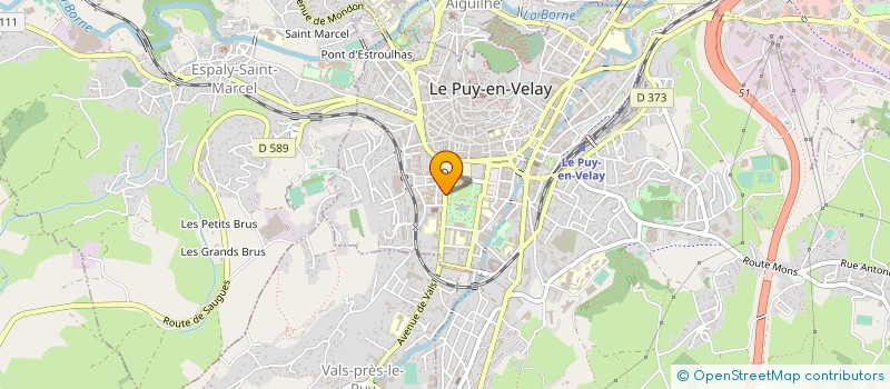 localisation de l'entreprise LA RIBEYRE  LE PUY-EN-VELAY