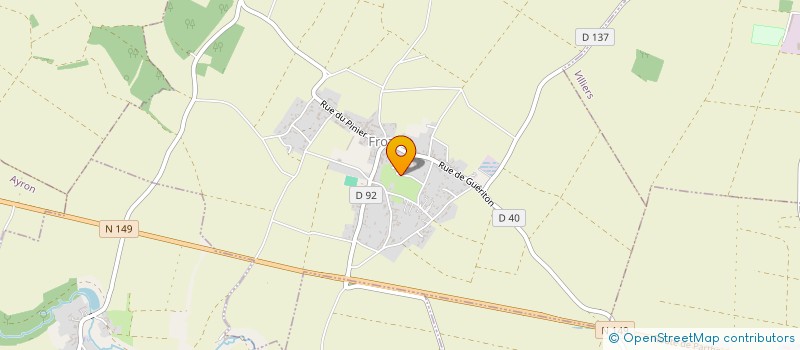 localisation de l'entreprise LA RIBOIRE  FROZES