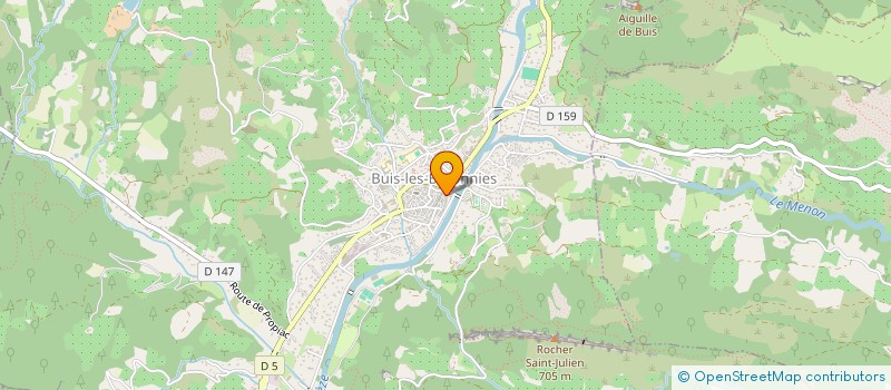 localisation de l'entreprise LA RIBOTE à BUIS-LES-BARONNIES