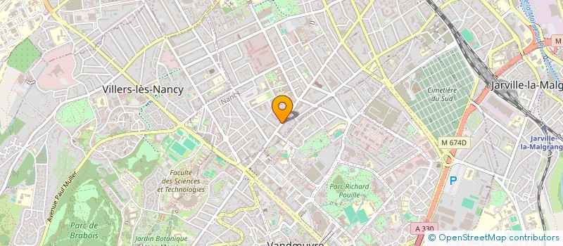 localisation de l'entreprise LA RICHARDIERE  NANCY